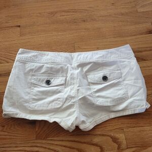 Express white shorts